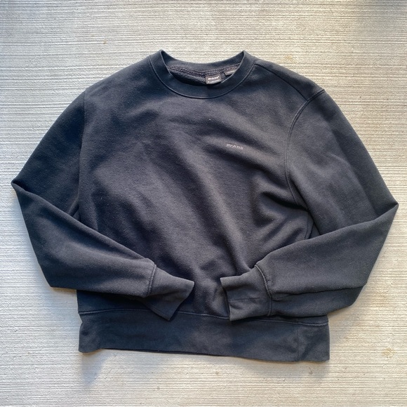 Prana Tops - PrAna Women’s Fleece Crew Sweatshirt Size Medium Black
